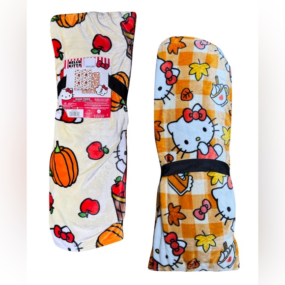 Hello Kitty Other - Hello Kitty Cloud Throw Blanket 2 Pack - Autumn Joy - 60"x70"